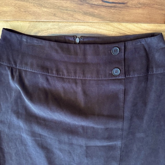 Norton Studio Brown Suede Maxi Skirt size 10 - Picture 2 of 3